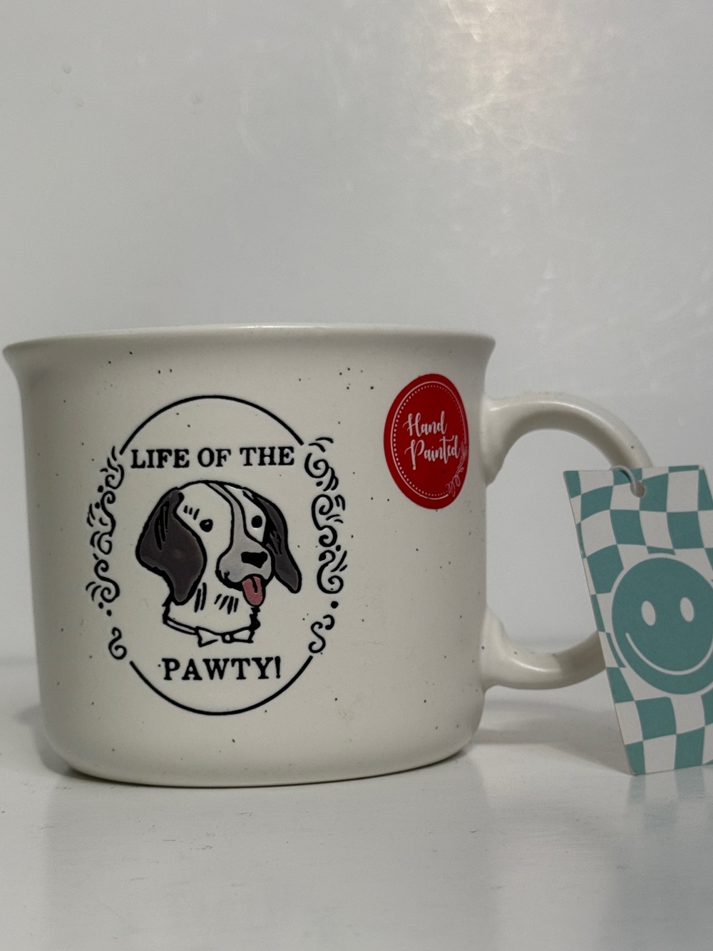Sheffield Home Hand Painted "Life of the Pawty" Dog Mug